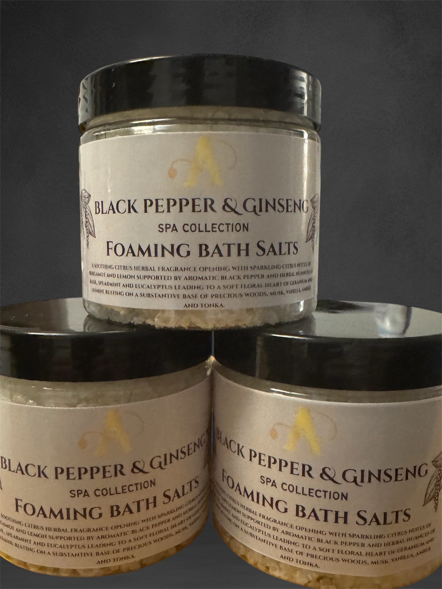 Scented Foaming Bath Salts 200g