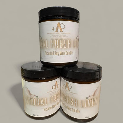 Aromaset Handpoured 8oz Nature Soy Wax Scented Candle