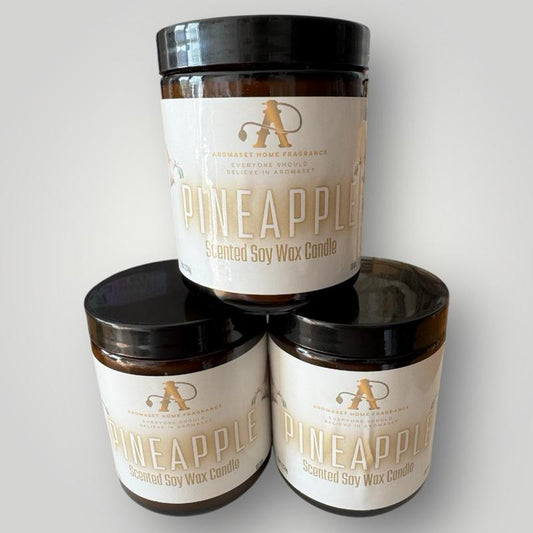 Aromaset Handpoured 8oz Nature Soy Wax Scented Candle