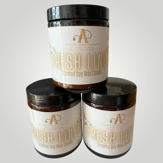 Aromaset Handpoured 8oz Nature Soy Wax Scented Candle