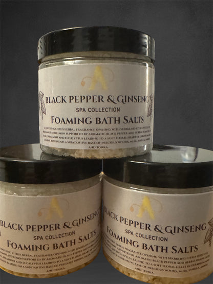 Scented Foaming Bath Salts 200g