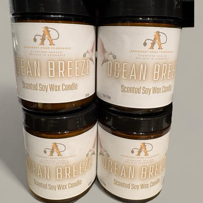 Aromaset Handpoured 8oz Nature Soy Wax Scented Candle